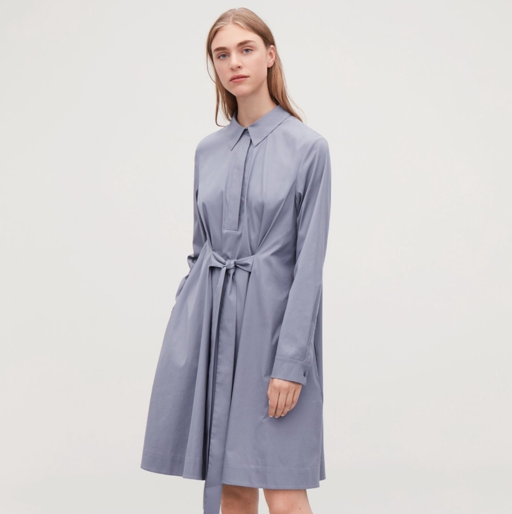 COS Smoky Violet Shirtdress